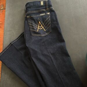 Brand new, still have starch lines never worn 26/32 zipper intact